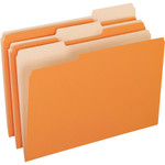 Pendaflex Colored File Folders, 1/3-Cut Tabs, Legal Size, Orange/Light Orange, 100/Box View Product Image