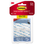 Command Clear Hooks and Strips, Plastic, Mini, 18 Hooks and 24 Strips/Pack View Product Image