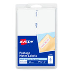 Avery Postage Meter Labels for Personal Post Office, 1.78 x 6, White, 2/Sheet, 30 Sheets/Pack, (5289) View Product Image