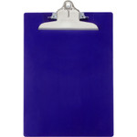 Saunders Recycled Plastic Clipboard with Ruler Edge, 1" Clip Cap, 8 1/2 x 12 Sheets, Blue View Product Image