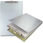 Saunders A-Holder Aluminum Form Holder, 1/2" Clip Capacity, Holds 8.5 x 12 Sheets, Silver View Product Image