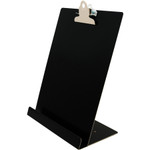 Saunders Free Standing Clipboard and Tablet Stand, 1" Clip Capacity, Holds 8.5 x 11, Black View Product Image