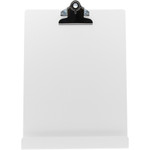 Saunders Free Standing Clipboard and Tablet Stand, 1" Clip Capacity, Holds 8.5 x 11, White View Product Image