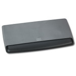 3M Antimicrobial Gel Keyboard Wrist Rest Platform, Black/Gray/Silver View Product Image