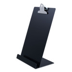 Saunders Free Standing Clipboard and Tablet Stand, 1" Clip Capacity, Holds 6.5 x 11, Black View Product Image