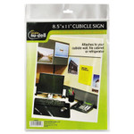 NuDell Clear Plastic Sign Holder, All-Purpose, 8 1/2 x 11 View Product Image