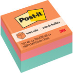 Post-it Notes Original Cubes, 3 x 3, Aqua Wave, 470-Sheet View Product Image