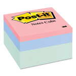 Post-it Notes Original Cubes, 3 x 3, Seafoam Wave, 490-Sheet View Product Image