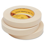 Scotch High-Performance Masking Tape 232, 3" Core, 18 mm x 55 m, Tan View Product Image