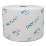 Morcon Tissue Small Core Bath Tissue, Septic Safe, 1-Ply, White, 2500 Sheets/Roll, 24 Rolls/Carton View Product Image