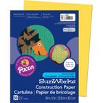 SunWorks Construction Paper, 58lb, 9 x 12, Yellow, 50/Pack View Product Image