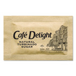 Caf Delight Raw Turbinado Sugar Packets, 2.8 g Packet, 2000 Packets/Box View Product Image