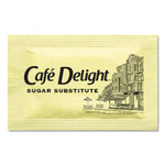 Caf Delight Yellow Sweetener Packets, 0.08 g Packet, 2000 Packets/Box View Product Image