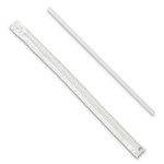 SOLO Cup Company Polypropylene Plastic Straws, 5 3/4", White, 24/Carton View Product Image