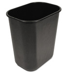 Boardwalk Soft-Sided Wastebasket, 28 qt, Black View Product Image