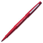 Paper Mate Point Guard Flair Stick Porous Point Pen, Bold 1.4mm, Red Ink/Barrel, 36/Box View Product Image