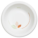 Dart Bare Paper Eco-Forward Dinnerware, 12oz Bowl, Green/Tan, 500/Carton View Product Image
