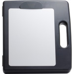 Officemate Portable Dry Erase Clipboard Case, 4 Compartments, 1/2" Capacity, Charcoal View Product Image