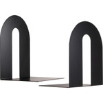 Officemate Heavy Duty Bookends, Nonskid, 8" x 8" x 10", Steel, Black View Product Image