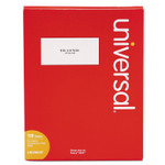 Universal Copier Mailing Labels, Copiers, 2 x 4.25, White, 10/Sheet, 100 Sheets/Box UNV90107 View Product Image
