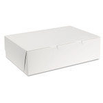 SCT Tuck-Top Bakery Boxes, 14 x 10 x 4, White, 100/Carton View Product Image