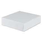 SCT Tuck-Top Bakery Boxes, 9 x 9 x 2.5, White, 250/Carton View Product Image