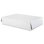 SCT Tuck-Top Bakery Boxes, 19 x 14 x 4, White, 50/Carton View Product Image