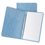 Oxford Pressboard Report Cover, 2 Prong Fastener, Letter, 3" Capacity, Light Blue View Product Image