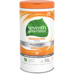 Seventh Generation Botanical Disinfecting Wipes, 7 x 8, 70 Count, 6/Carton View Product Image