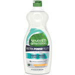 Seventh Generation Natural Dishwashing Liquid, Ultra Power Plus, Fresh Citrus, 22 oz Bottle View Product Image