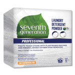 Seventh Generation Professional Powder Laundry Detergent, Free and Clear, 70 Loads, 112 oz Box, 4/Carton View Product Image