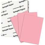 Springhill Digital Vellum Bristol Color Cover, 67lb, 8.5 x 11, Pink, 250/Pack View Product Image