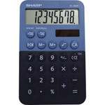 Sharp EL-760RBBL Handheld Calculator, 8-Digit LCD View Product Image