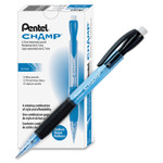 Pentel Champ Mechanical Pencil, 0.7 mm, HB (#2.5), Black Lead, Blue Barrel, Dozen View Product Image