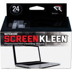 Read Right Notebook ScreenKleen Pads, Cloth, 7 x 5, White, 24/Box View Product Image