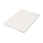 San Jamar Cut-N-Carry Color Cutting Boards, Plastic, 20w x 15d x 1/2h, White View Product Image