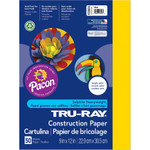 Pacon Tru-Ray Construction Paper, 76lb, 9 x 12, Yellow, 50/Pack View Product Image