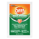 OFF! Deep Woods Towelette, 0.28 Box, Unscented, 12/Box View Product Image