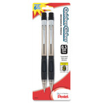 Pentel Quicker Clicker Mechanical Pencil, 0.5 mm, HB (#2.5), Black Lead, Smoke Barrel, 2/Pack View Product Image