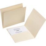 Smead Top Tab File Folders with Inside Pocket, Straight Tab, Letter Size, Manila, 50/Box View Product Image