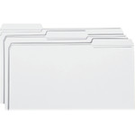 Smead Reinforced Top Tab Colored File Folders, 1/3-Cut Tabs, Legal Size, White, 100/Box View Product Image