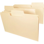 Smead SuperTab Top Tab File Folders, 1/3-Cut Tabs, Legal Size, 11 pt. Manila, 100/Box View Product Image