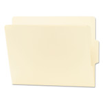 Smead Heavyweight Manila End Tab Folders, 9" Front, 1/3-Cut Tabs, Center Position, Letter Size, 100/Box View Product Image