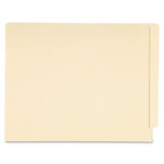 Smead 100% Recycled Manila End Tab Folders, Straight Tab, Letter Size, 100/Box View Product Image