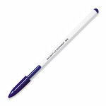 AbilityOne 7520010589977 SKILCRAFT Stick Ballpoint Pen, Medium 1mm, Blue Ink, White Barrel, Dozen View Product Image