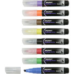 AbilityOne 7520011863605 SKILCRAFT Dry Erase Marker, Broad Chisel Tip, Assorted Colors, 8/Set View Product Image
