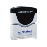 AbilityOne 7520012074226 SKILCRAFT Pre-Inked Message Stamp, RECEIVED, Blue View Product Image