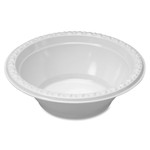 Tablemate Plastic Dinnerware, Bowls, 5oz, White, 125/Pack View Product Image