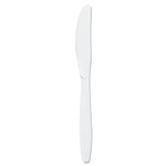 Dart Guildware Extra Heavyweight Plastic Knives, White, 100/Box View Product Image