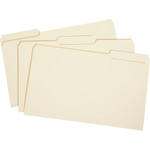 AbilityOne 7530002822508 SKILCRAFT Manila File Folder, 1/3-Cut Tabs, Legal Size, 100/Box View Product Image